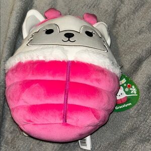 Squishmallows 2024 Christmas Specialty Holiday 10”Gracelynn Winter Fox plush NWT